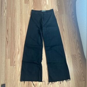 Zara High Rise Wide Leg Jeans